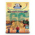 Official Route 66  Centennial Poster. ‘Party with a Purpose’.